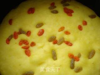 电饭锅做玉米发糕的做法步骤:9