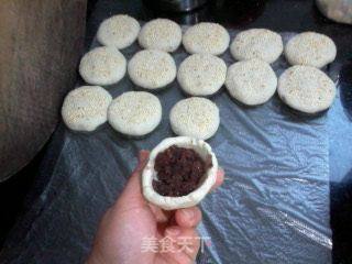 红薯芝麻饼的做法步骤:4