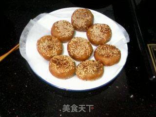 红薯芝麻饼的做法步骤：10