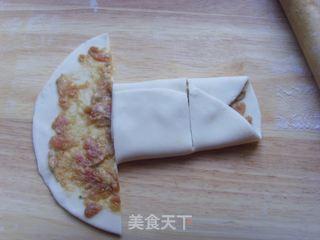 肉香多层饼的做法步骤：7