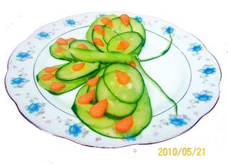 糖醋黄瓜纷飞碟的做法步骤:10