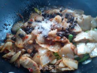 豆豉飘香回锅肉的做法步骤:6