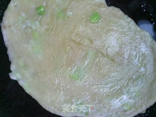给哥哥的早餐——韭黄千层饼的做法步骤:9