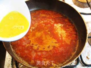 香浓柿子鸡蛋汤的做法步骤:9
