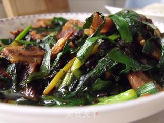 韭菜炒肉片的做法步骤：5