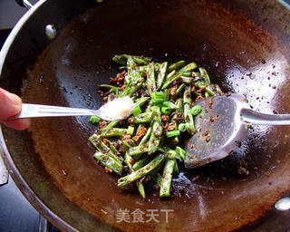 干煸四季豆的做法步骤:12
