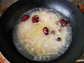 心蓝手制私房菜【枸杞瑶柱双米粥】——最是那一低头的温柔的做法步骤:8