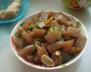 泡椒炒魔芋豆腐的做法步骤:6