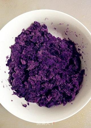 用心换健康——零厨艺紫薯奶酪球的做法步骤:2
