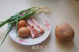 给“土豆控”小朋友的六一礼物【香煎土豆丝鸡蛋饼】的做法步骤：1