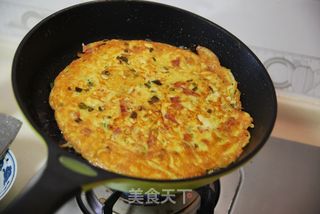给“土豆控”小朋友的六一礼物【香煎土豆丝鸡蛋饼】的做法步骤:10