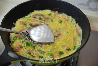 给“土豆控”小朋友的六一礼物【香煎土豆丝鸡蛋饼】的做法步骤:8