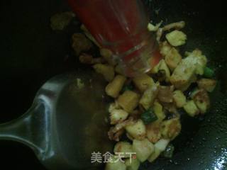 意想不到的惊喜——茄汁油渣炒馒头的做法步骤:10
