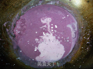 心蓝手制私房菜【奶香紫薯泥】——优雅的活从容的老的做法步骤:8