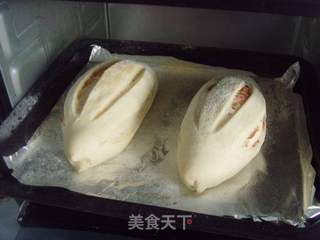 腌肉布里面包的做法步骤:10