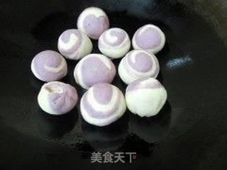 双色生煎肉包的做法步骤:16