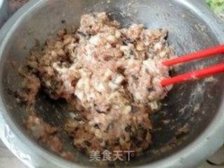 双色生煎肉包的做法步骤:6
