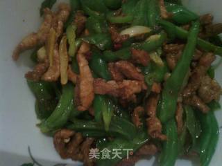 家常小炒——青椒肉丝的做法步骤:9