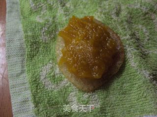 天然酵母伪黄桃铜锣烧（南瓜玉米铜锣烧）的做法步骤：9