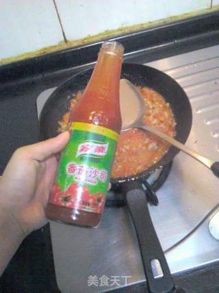 茄汁肉酱通心粉的做法步骤:7