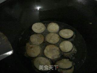 炸茄盒的做法步骤:4