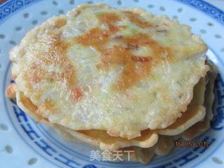 鸡蛋瓠子肉糜面饼的做法步骤：11
