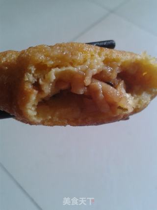 无糖苹果馅南瓜甜饼的做法步骤:6