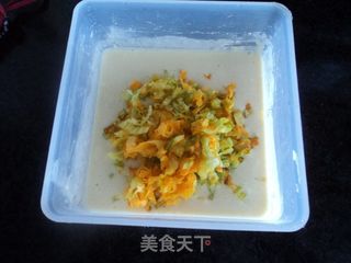 南瓜花煎饼的做法步骤：5