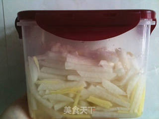 夏季凉菜必备——泡椒腌萝卜丝的做法步骤:14