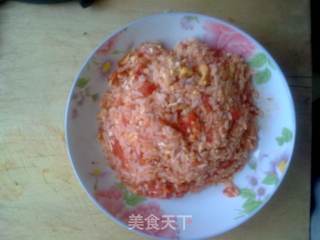 木须柿子炒饭的做法步骤:5