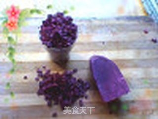 紫薯燕麦花生米糊的做法步骤:2