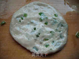【油条家族】青椒油饼的做法步骤:6