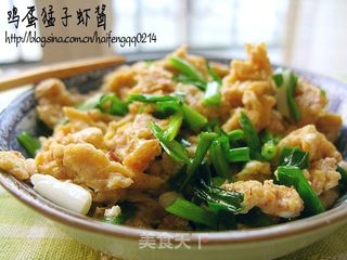 鸡蛋猛子虾酱,喜欢简单的味道!的做法步骤:8