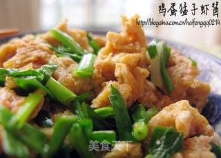 鸡蛋猛子虾酱,喜欢简单的味道!的做法步骤:9