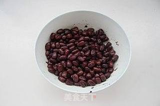 红豆蒸糕的做法步骤:2