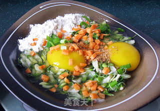 五月槐花香饼的做法步骤:4