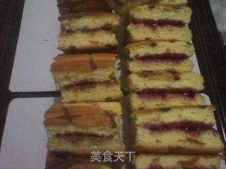 巧克力花纹夹心蛋糕的做法步骤：15