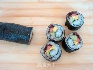 做一款适合自己口味的寿司的做法步骤:11