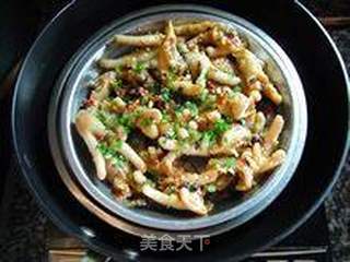 浓郁的复合美味—粉蒸鸡爪的做法步骤:10