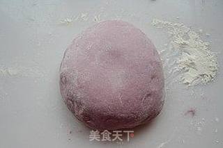 紫薯卡通小油饼的做法步骤:4