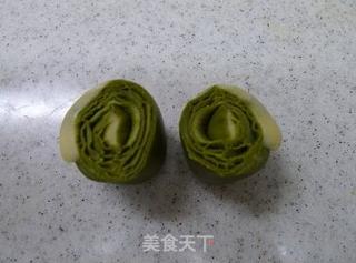 抹茶红豆酥的做法步骤：17