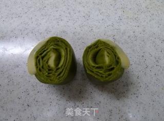抹茶红豆酥的做法步骤:17