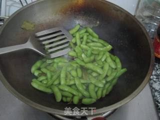 酒香水煮毛豆的做法步骤:6