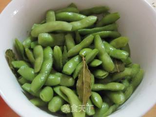 酒香水煮毛豆的做法步骤:7