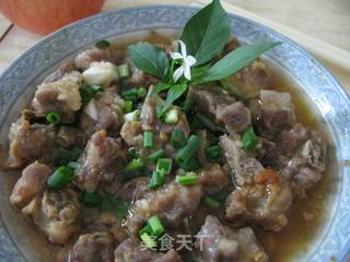 豆瓣酱蒸排骨的做法步骤:3
