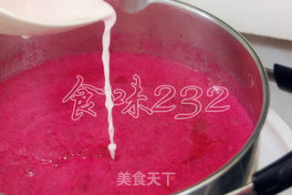 红火龙果冰棍的做法步骤:5