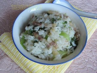 青菜咸肉饭的做法步骤:12