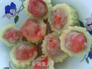 喜欢苦瓜特有的味道——苦瓜酿肉的做法步骤:10