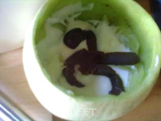 甜蜜香瓜什锦酸奶煲的做法步骤:3