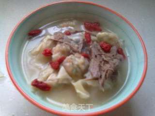 鸽汤馄饨的做法步骤:5